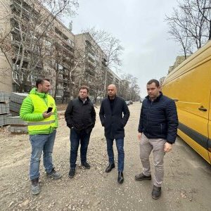 Кметът Костадин Димитров инспектира ремонтите по булевард „Александър Стамболийски“
