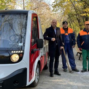 Товарен електромобил подпомага работата на кметството в „Тракия”