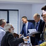 Министър Вълчев на среща с представители на висши училища в ПУ